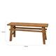 Banc Michael - 118x27x53cm - Naturel