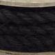Tissu de jute corde en rouleau - 700x1x6,5cm - Noir