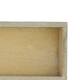 Plateau rectangulaire - Bois de pin - 37x10x3 cm - Naturel