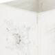Box planter square plywood with plastic 15x15x15cm  - White