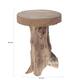 Table d appoint Nathan - Bois de teck - 41x40x25cm - Marron