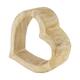 Paulowniahout harten beeld-Naturel-36x31x9
