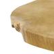 Slice round teak wood 23x23x2cm