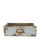 Plantenbak - Dennenhout met plastic - 26x13x9cm - Grijs