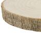 Slice round paulownia wood 30x30x3cm - Natural
