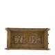 Brickmould rectangular reclaimed wood with handle 32x15x10cm - Natural