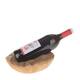 Winebottle holder 1 bottle teak wood 20x20x8cm - Natural