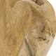 Hart op standaard - Teakhout - 26x13x10 cm - Natuurlijk