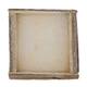 Tray square bark 20x20x4cm - Natural
