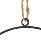 Hanger ring metal 20x20x0.5cm - Black
