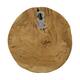Coat rack teak wood with 1 hook 20x8x20cm