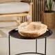 Bowl teak wood 45x39x11cm