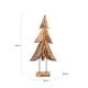 Christmas tree on stand L teak 56x20x118cm