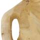 Bol - Bois de teck avec manche - 37x29x8 cm - Naturel
