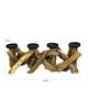 Pillar candle holder driftwood 52x19x19cm - Natural