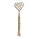 Hanger heart fabric 19x18.5x71cm