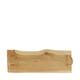 Tray teak wood with handle 57x20x2cm - Natural