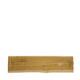 Tray rectangular teak wood with handle 77x20x2cm