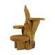 Root teak wood 35x38x40cm - Natural