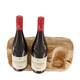 Winebottle holder teak wood 35x18x9cm - Natural