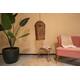 Hanglamp Hanoi - Bananenblad - 28x28x58cm - Bruin