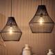 Ceiling light bamboo 46x46x50cm