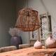 Ceiling light bamboo 46x46x40cm