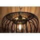 Ceiling light round bamboo 38x38x32cm