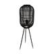 Lampadaire Essen - Bambou - 30x30x97cm - Noir