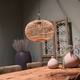 Ceiling light bamboo 38x38x27cm