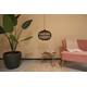 Hanglamp Varna - Bamboe - 38x38x27cm - Zwart