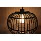 Hanglamp Varna - Bamboe - 38x38x27cm - Zwart