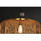 Ceiling light bamboo 46x46x34cm - Natural