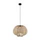 Ceiling light rattan 38x38x25cm