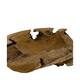 Bowl coffee teak wood 50x45x10cm - Natural