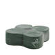 Floral foam round packed foam 8x8x5cm 4pc - Natural