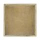 Dienblad vierkant - Vurenhout - 20x20x4cm - Natuurlijk