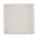Plateau carre - Bois de pin - 20x20x4 cm - Blanc