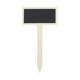 Plant marker blackboard plywood 12x0.5x22cm 5pc FSC 100%