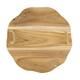 Tray teak wood with handle 48x48x4cm FSC 100%