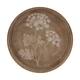 Tray round mdf 58x58x2.5cm FSC 100% - Brown