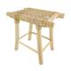 Stool teak wood 45x28x45cm FSC 100%