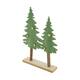 Figurine tree mdf felt 22.5x5x31.5cm FSC 100%