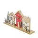 Figurine house mdf 30x5x14cm FSC 100% - Red