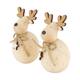 Figurine reindeer pine wood 5.8x5.8x12cm FSC 100% - Natural