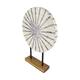 Statue round capiz / mdf 35x35x50cm FSC 100%