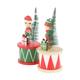 Figurine santas helper plywood 6.5x6.5x16cm FSC 100% - Multi