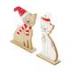 Figurine cat mdf 18x5x29cm A/2 FSC 100%