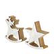 Figurine star reindeer mdf 7.8x2.2x8.3cm  FSC 100% - Silver
