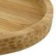 Tray round teak wood 38x38x4cm FSC Recycled 100% - Natural